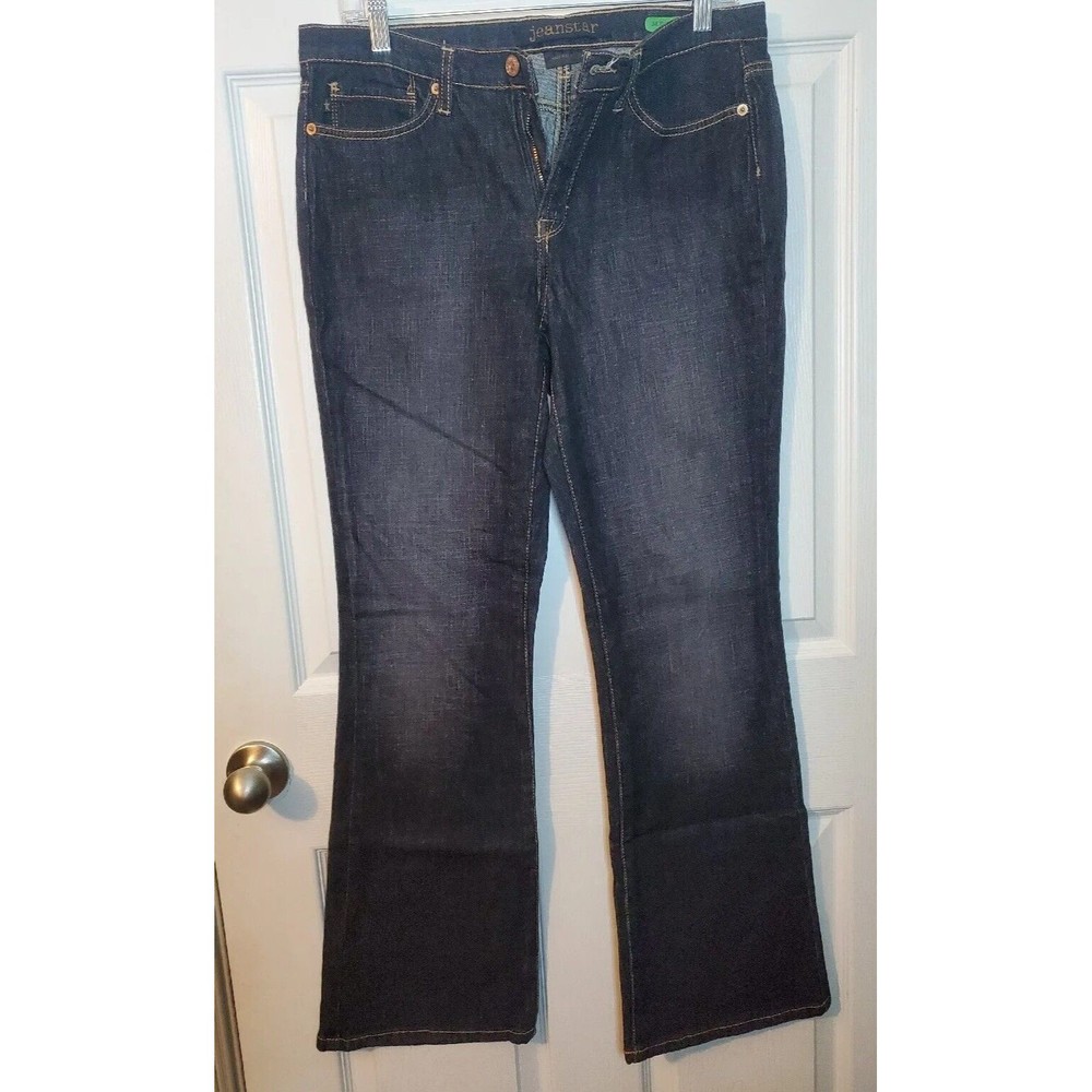 Jeanstar Jeans Size 10 Dark Wash 99% Cotton Bootcut